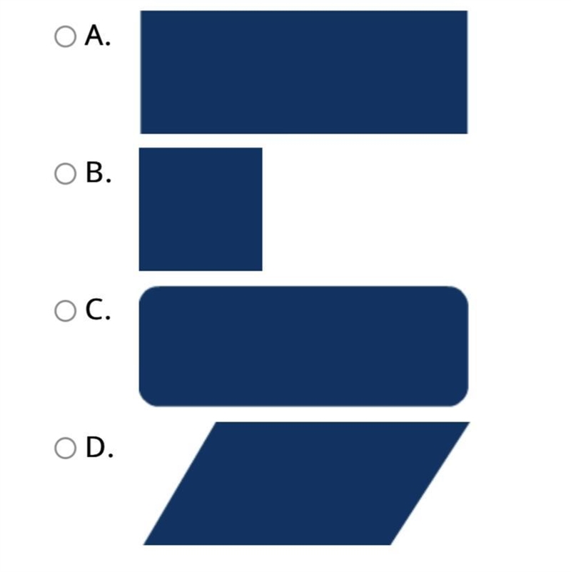 QUICK HELP PLSSSS which shape is the cross section of a square pyramid-example-1