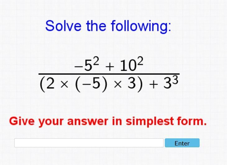 Solve the following:-example-1