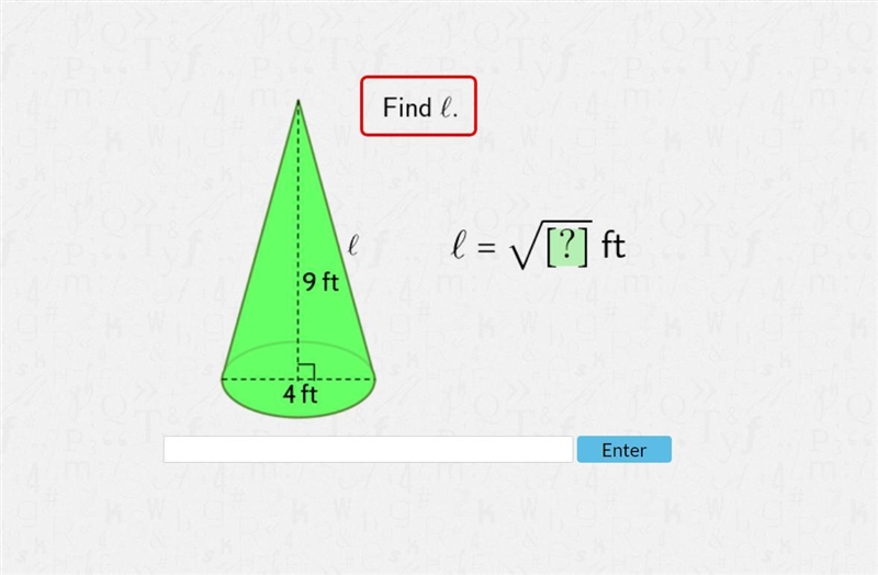 Find L in the cone please hurry-example-1