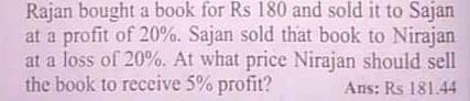 Solve this: Profit and Loss ʘ‿ʘ ​-example-1