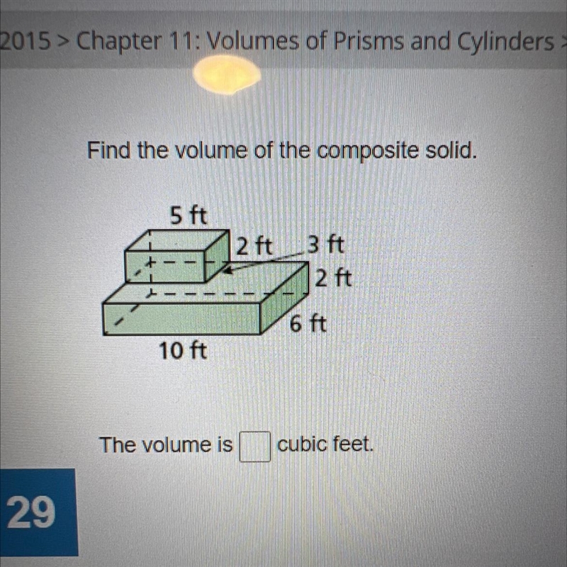 I need help please. Find the volume of the composite solid.-example-1