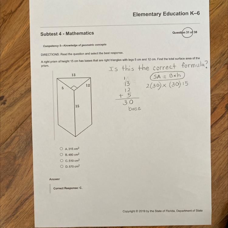 Is my formula correct? Can you give me step by step in how to figure this out. SA-example-1