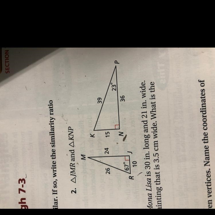 Can you help me on number .2 PleaseDetermine whether the two polygons are similar-example-1