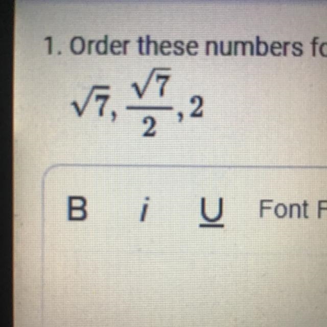 Order these numbers from least to greatest-example-1