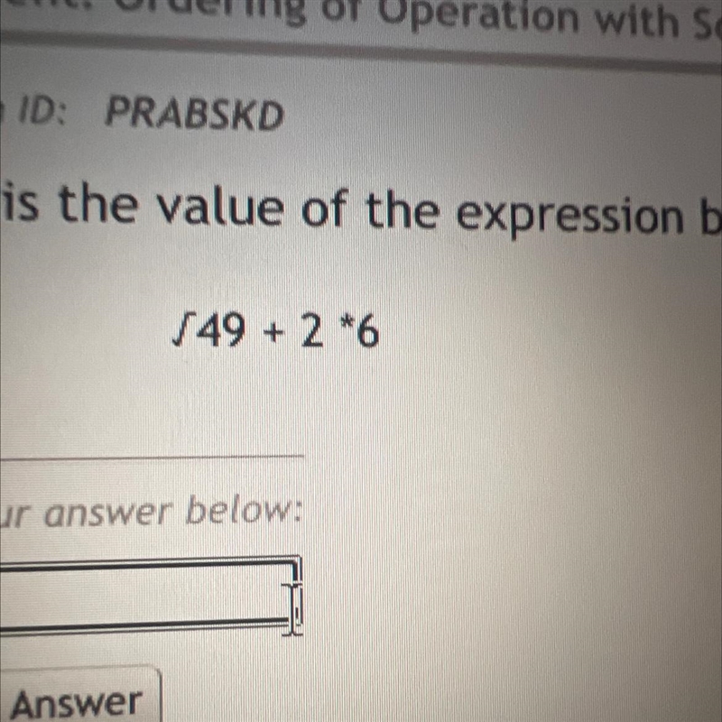 What is the value of expression below?-example-1