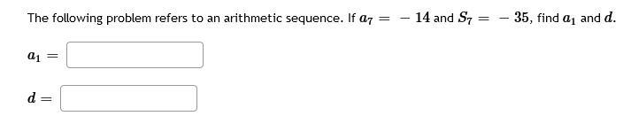 What does the "S" stand for? How do I find a1 and d?-example-1