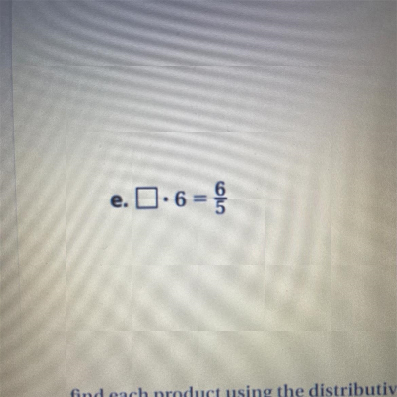 What times 6 equal 6/5-example-1