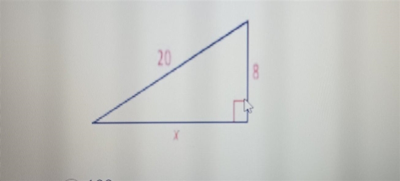 Use the Pythagorean Theorem to find x. ​HURRY I'LL GIVE YOU 55 POINTS-example-1