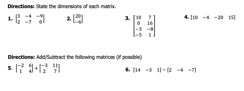 Can someone help with these 6 questions. Just the answers would be ok as well.-example-1