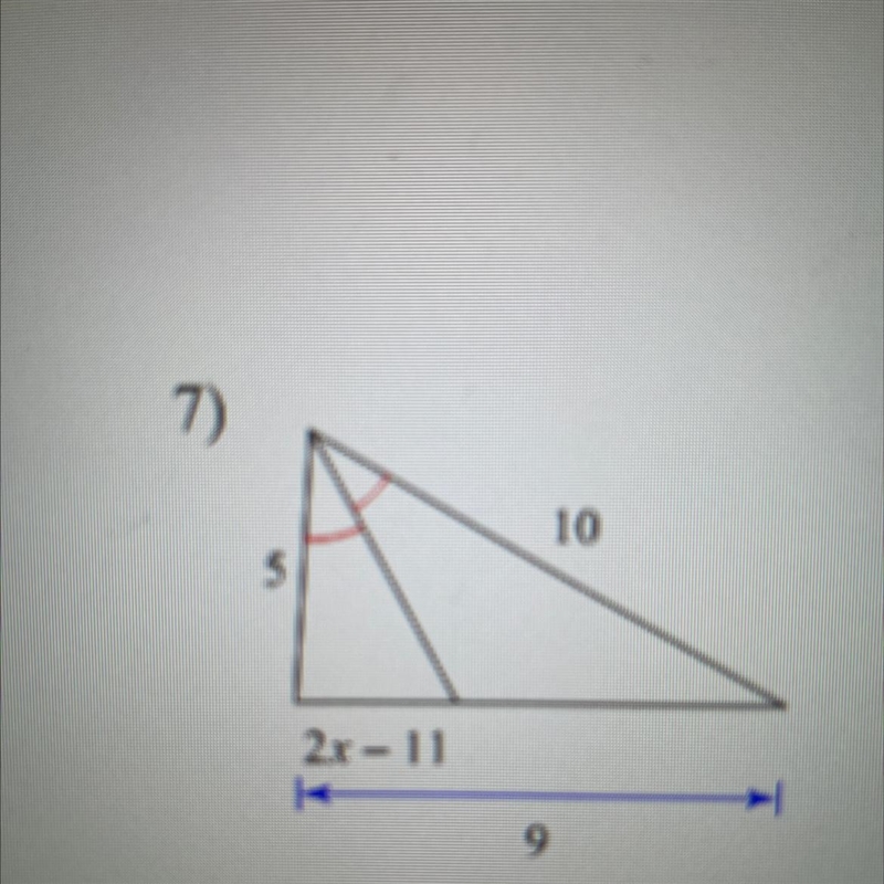 Solve for x. Show your work.-example-1