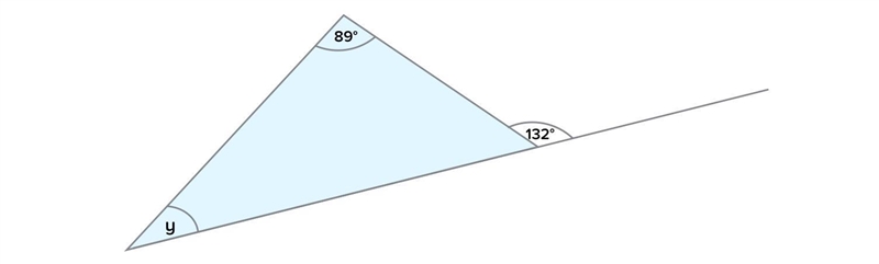 Work out the size of angle y.-example-1