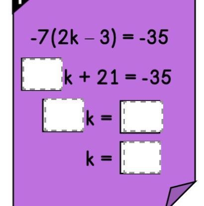 Fill in the blanks to solve this equation (ANSWER QUICK)-example-1