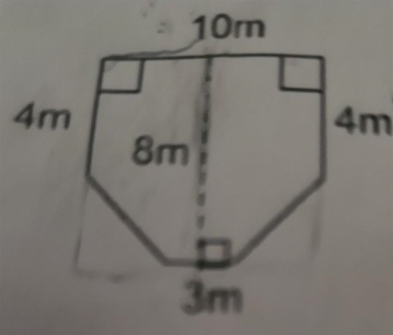 1. What is the area of the polygon? Show your work. ​-example-1