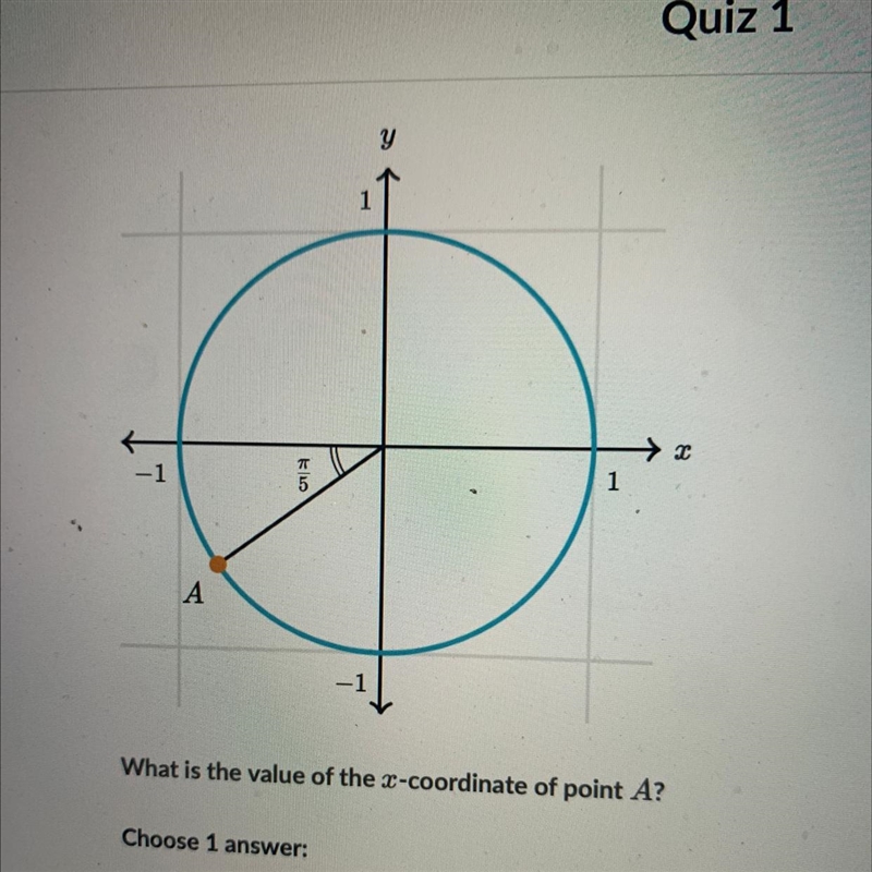 What is the value of the x-coordinate of point A?-example-1