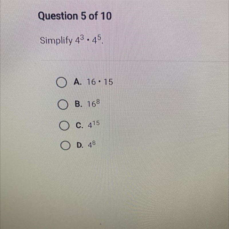 Simplify 43.45.i don’t know and i really need help so i can go to sleep. zzz.-example-1