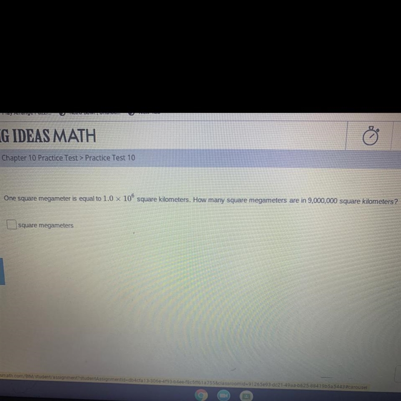 How many square mega meters are in 9,000,000 square kilometers?-example-1