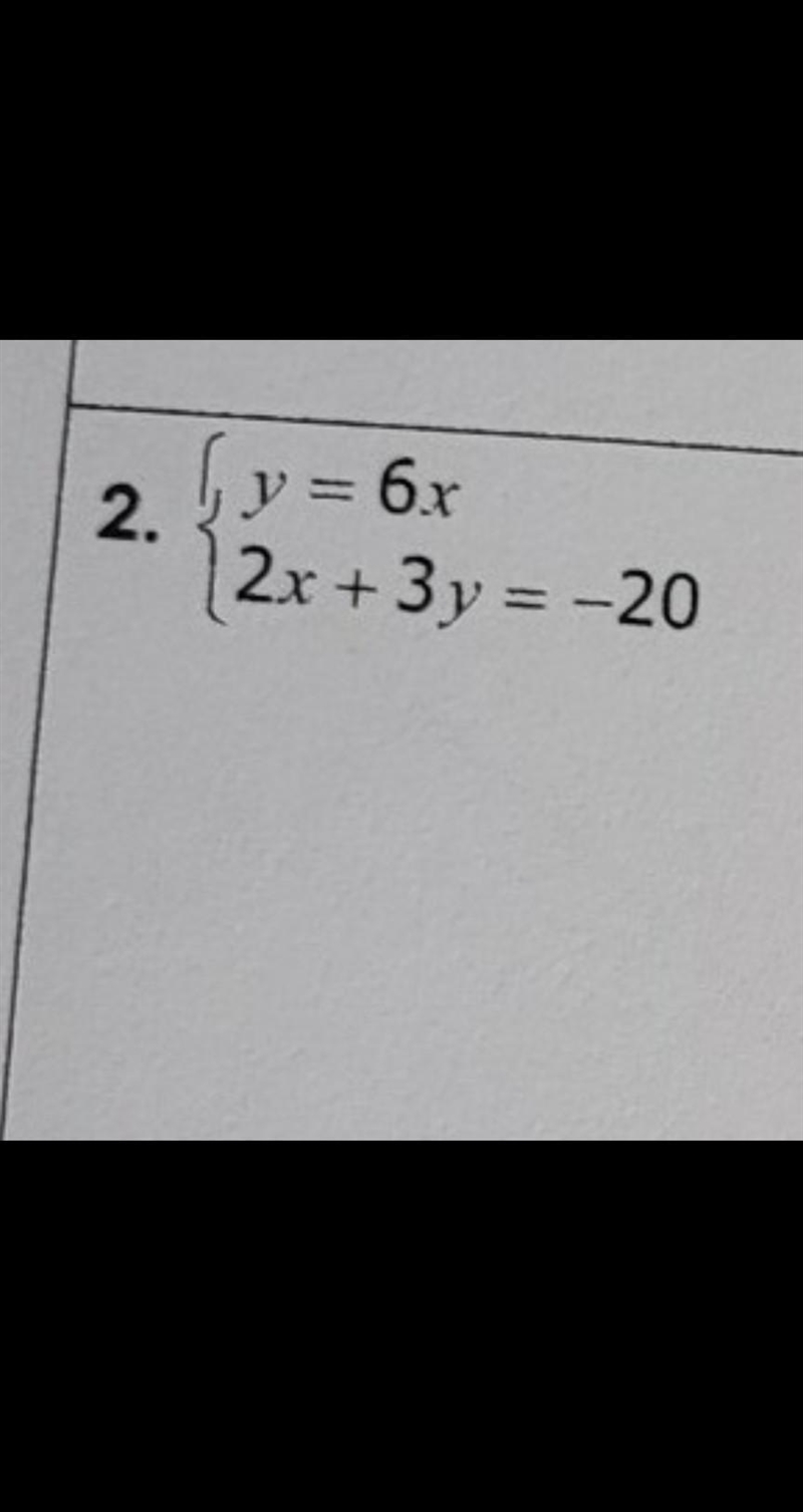 I need help with this problem.please helpDirections: Solve each system by substitution-example-1