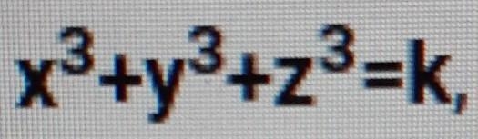 I will reward u if u can solve this please! X³+Y³+Z³=K​-example-1