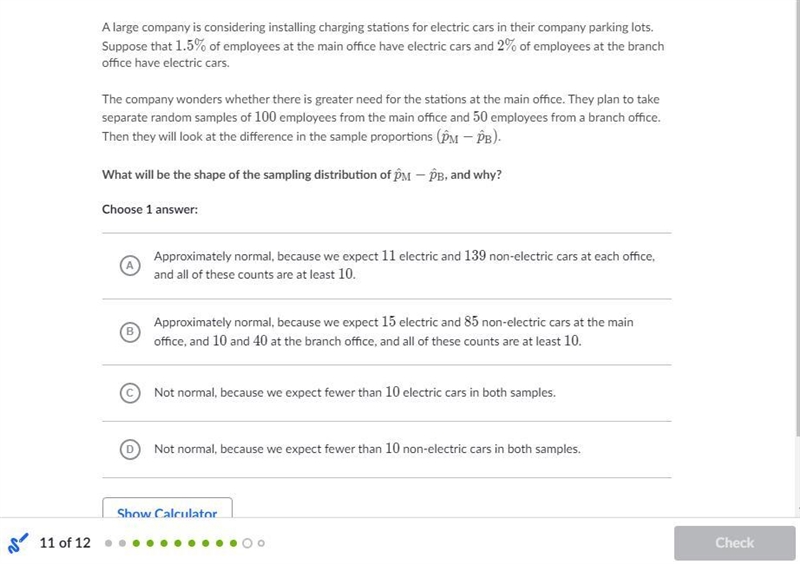 I need help solving this question. A large company is considering installing charging-example-1