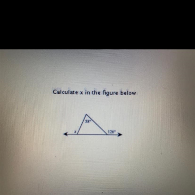 Calculate X in the figure below?-example-1