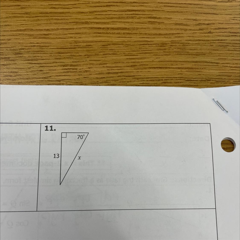 Solve for x. Round to the nearest tenth.-example-1