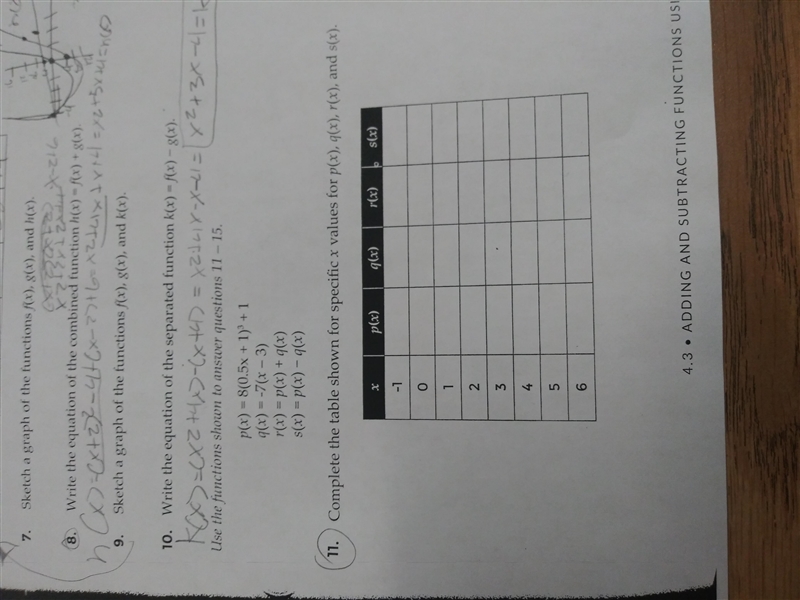 How can I complete my table with school calculator-example-1