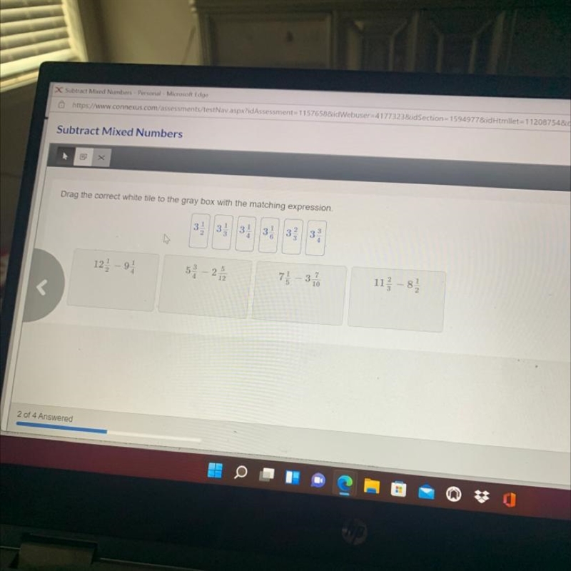 Help me please I’m doing subtract mixed fractions and I don’t understand it-example-1