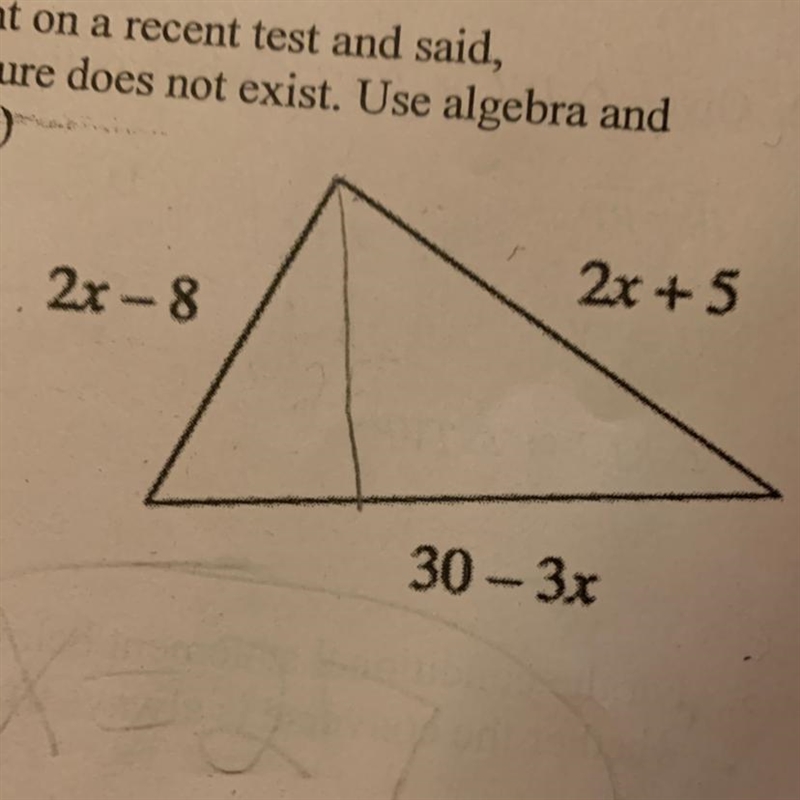 PLEASE HELP IM BEGGING Ira B. Scholar, that bizarre math teacher, put the figure at-example-1