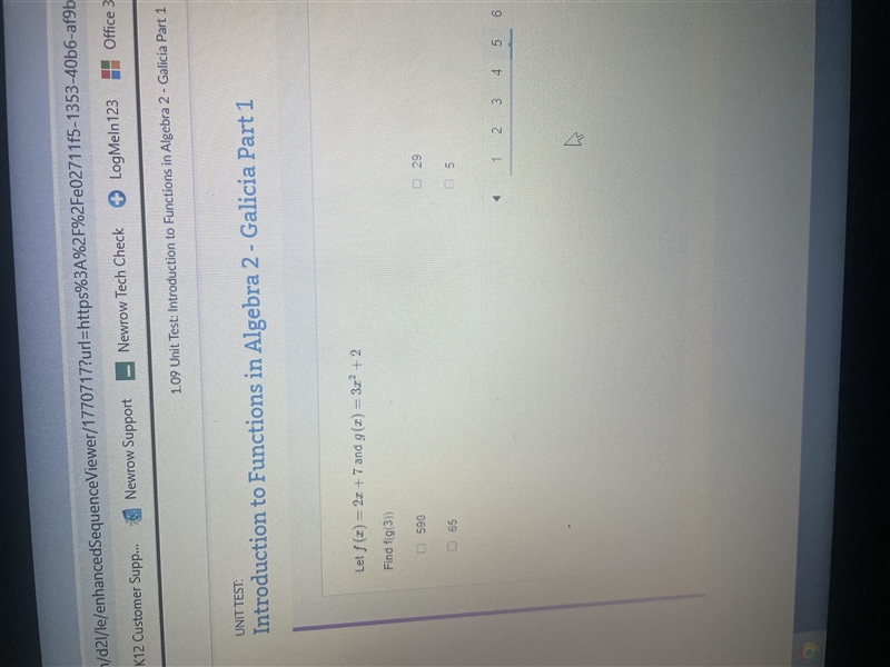 F(x)=2x+7 and g(x)=3x^2+2-example-1