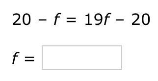 Solve for f. quick I really don’t have time-example-1