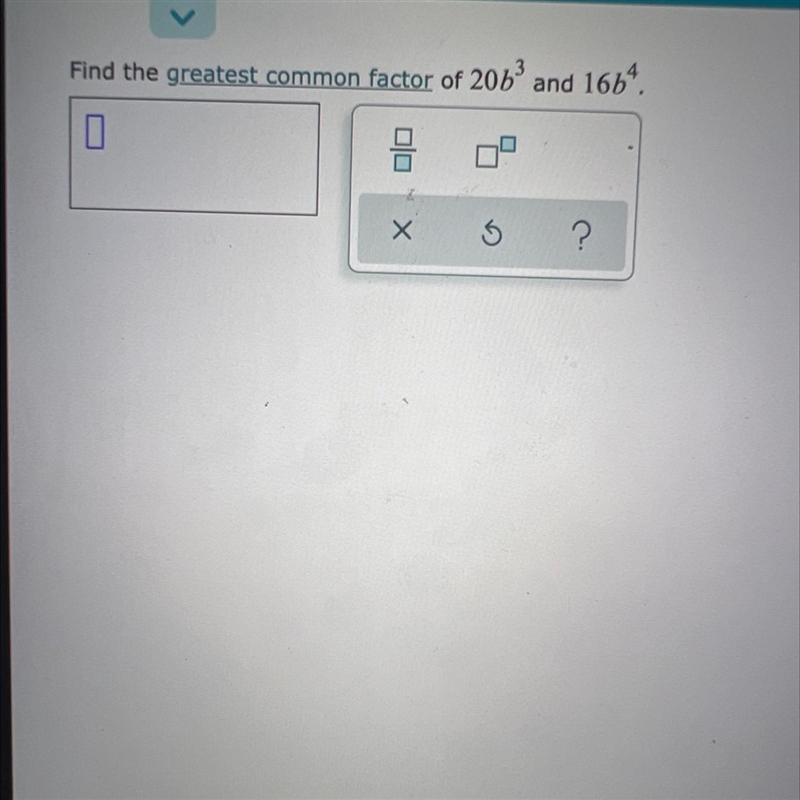 How do I find the greatest common factor when it involves a variable?-example-1