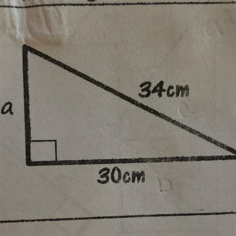 Can Someone Please Solve This By Using The Formula a^2+b^2=c^2-example-1