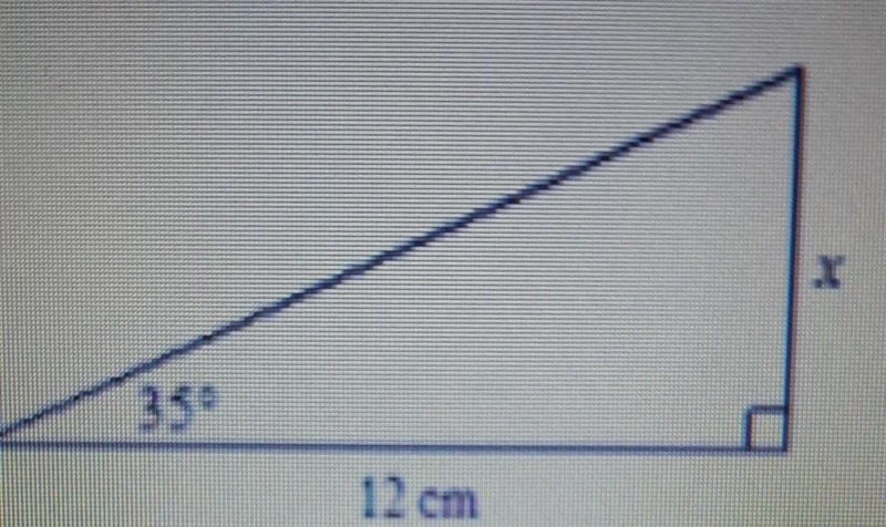 Please help I'm extremely confused. Find the value of x. Round to the nearest tenth-example-1