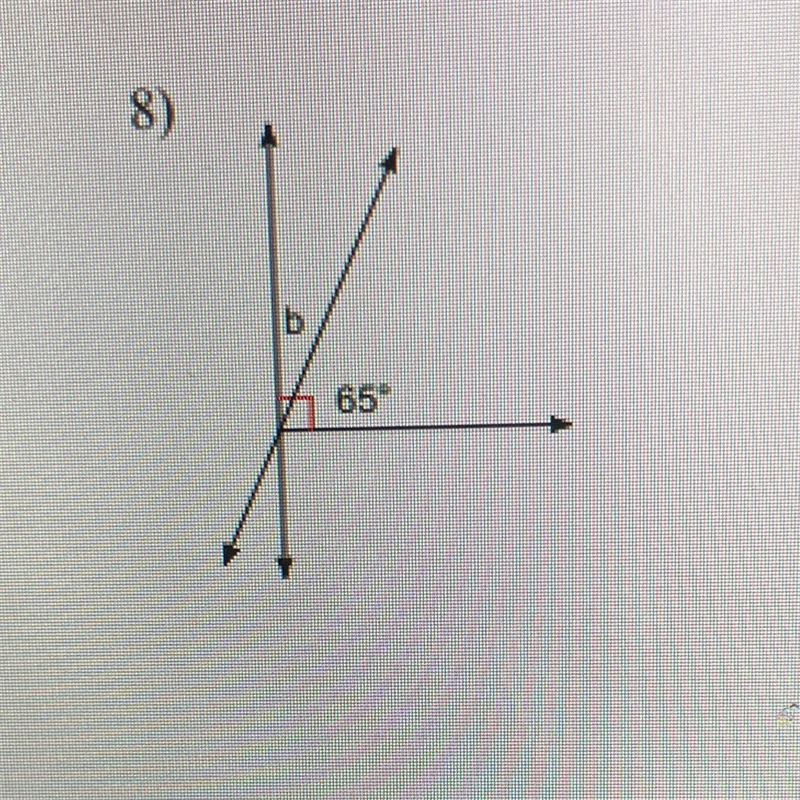 Find the measure of angle b-example-1