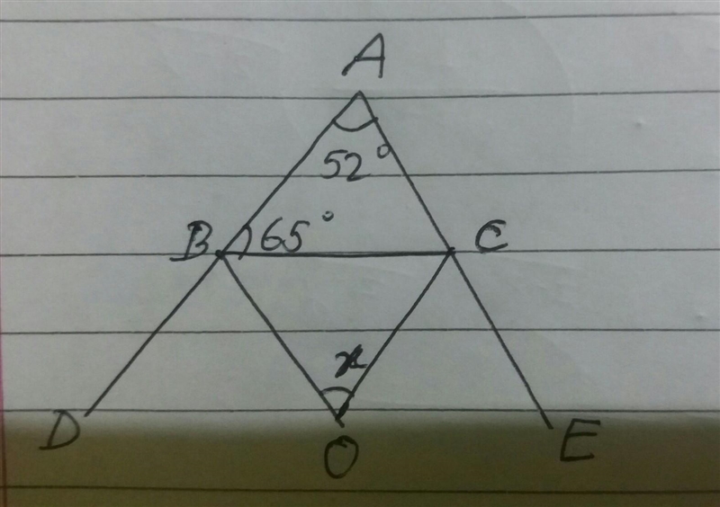 Find the value of x from the figure please answer fast​-example-1