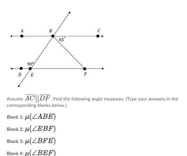 Please answer attached Parallel lines with Multiple transversals-example-1