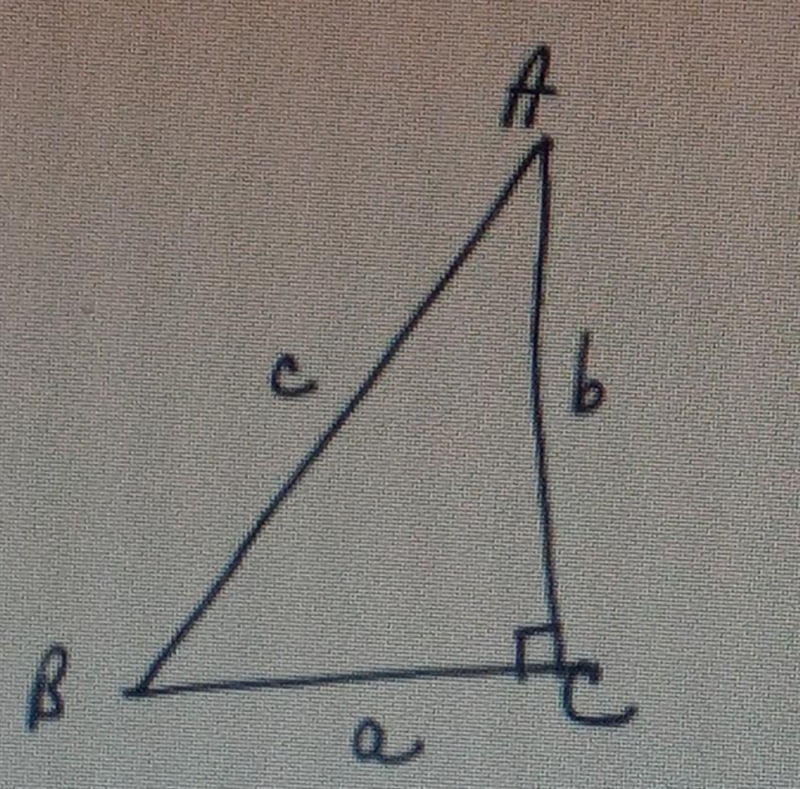 A= 9 b= 7 and c= 12 Find A , B and C .solve the triangle. Round to the nearest tenth-example-1