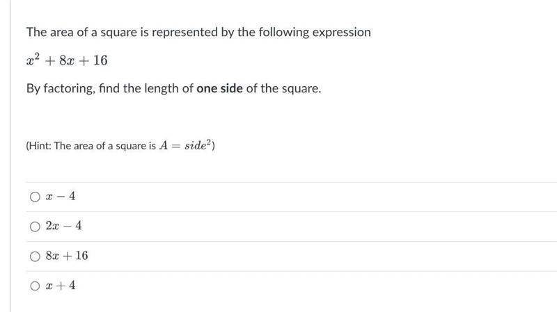 NO LINKS. This is a factoring/area math problem. Thank you-example-1