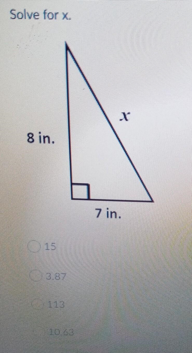 Solve for x please I need the answer the picture shows the question​-example-1