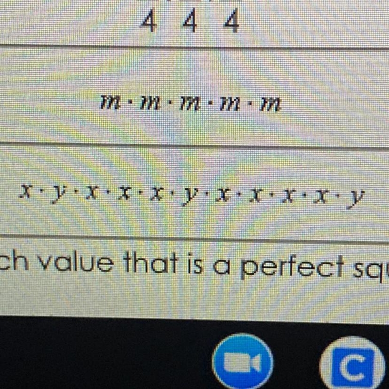 What is the value and exponential expression of X * y * x * x * x * y * x * x * x-example-1