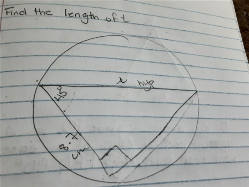 Find the length of t​-example-1