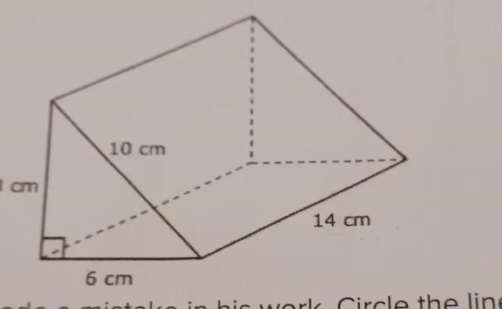 Please help me find volume on this one. Height, h=8 cm-example-1