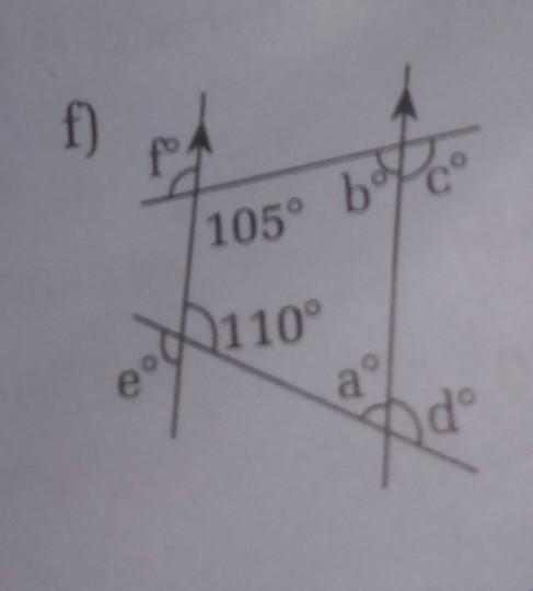 Find sizes of unknown angles​-example-1