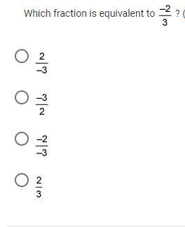 Which fraction is equivalent to (-2)/(3)-example-1