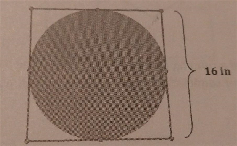 The figure shows a circle within a square. Find the circumference of the circle let-example-1