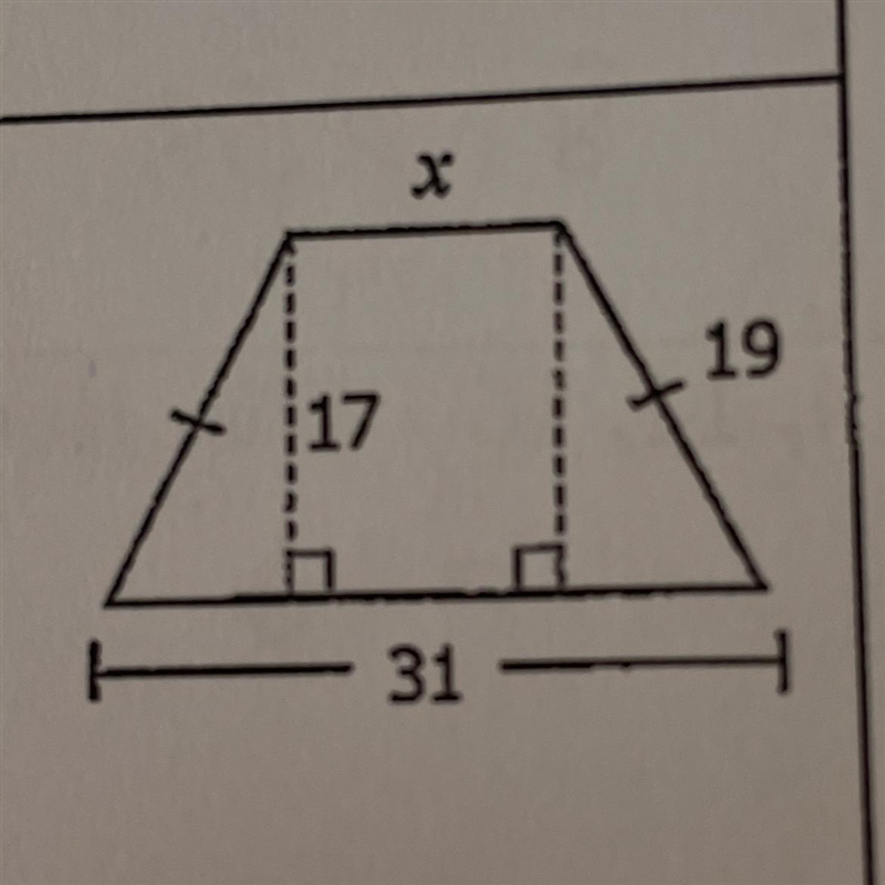 Find value of x round answer to nearest tenth-example-1