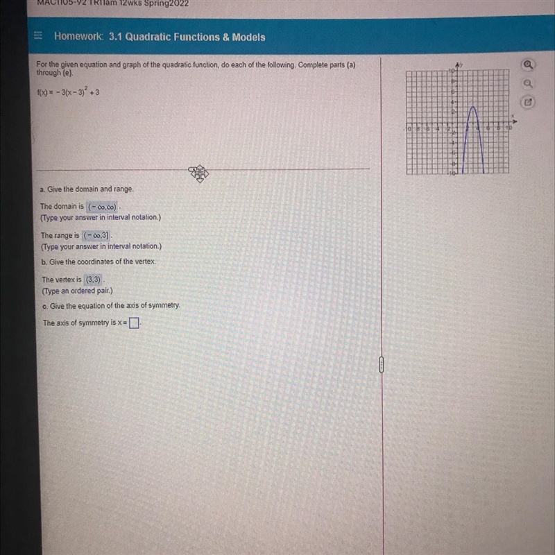 Given the function in the picture, find the x-intercepts and the y intercept of the-example-1