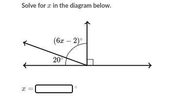 Solve for x using the diagram below-example-1