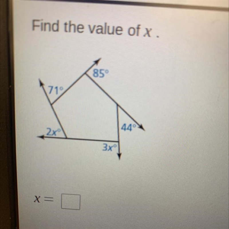 Lol please help find the value of x thank you-example-1