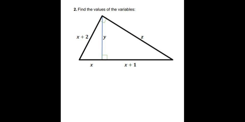 (please answer if you know how to do this, it's due today !!) Solve for x, y and z-example-1